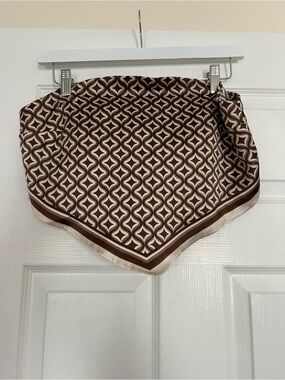Garage bandana scarf top